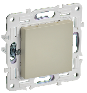 SKANDY Заглушка с суппортом SK-C01B бежевый IEK (IEK) SK-PL10-K10