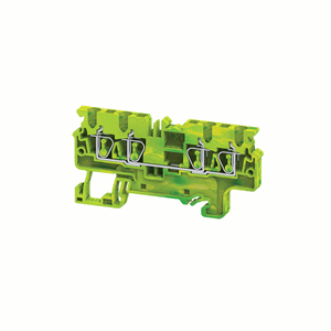 Клемма зазем. 4 конт. 2,5 кв.мм пруж. OptiClip CXG-2,5-QUATTRO-PE-I-(0,2-2,5)-PEN (КЭАЗ) 331830