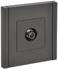 FORTE&PIANO Розетка TV проходная FP329 серый IEK (IEK) FP-A10-P-K03