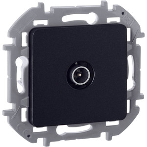 Розетка TV проходная антрацит INSPIRIA (IEK) 673863