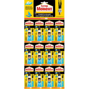 Супер Момент гель, 3 г (на мультиRUSкарте 12 шт) (Henkel) C0036316