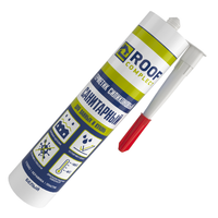 Герметик силиконовый санитарный Roof Complect     белый (260мл) (Руфкомплект) 344832