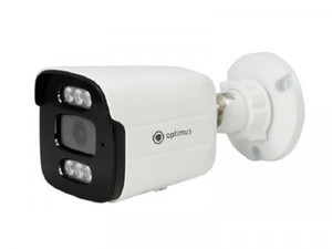 Видеокамера IP 5Мп цилиндрическая с PoE ИК-30м микрофон (2.8мм) (Optimus CCTV) IP-S015.0(2.8)MPC