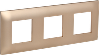 SKANDY Рамка 3-местная SK-F03Sa песочный IEK (IEK) SK-M32-K98