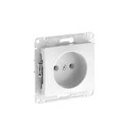 GLOSSA РОЗЕТКА без заземления, 16А, быстрозажимные клеммы, БЕЛЫЙ (Systeme Electric) GSL000141S