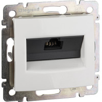 Розетка компьютерная RJ45 категория 5Е UTP с захватами белый VALENA (IEK) 774230