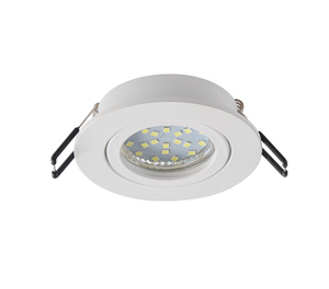 Светильник встраиваемый алюминиевый KL86 WH MR16/GU5.3 белый (ЭРА) Б0054350