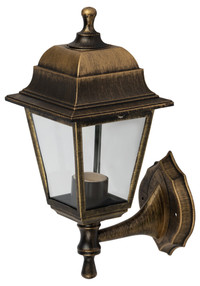 Светильник настенный НБУ 04-60-001 четырехгранный под бронзу IP44 Е27 max60Вт (ЭРА) Б0048112