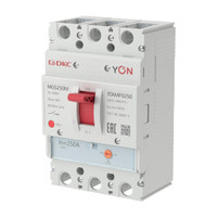 Выключатель автоматический YON MGS250 3P 200-250 A 25 kA (DKC) MGS250M-3TAMF0250