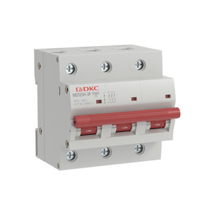 Выключатель автоматический модульный YON max типа MD125H, 10кА, 3 полюса, хар-ка C, 100А (DKC) MD125H-3PC100