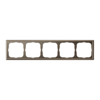 ARTGALLERY рамка 5-постовая, универсальная, мокко (Systeme Electric) GAL000605