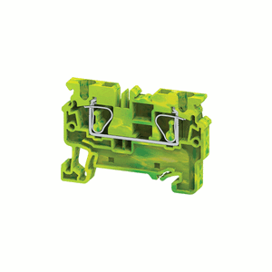 Клемма заземляющая 4 кв.мм пружинная OptiClip CXG-4-PE-(0,2-4) (КЭАЗ) 289760