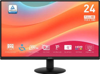 Монитор для ПК Pro MP242L 23.8'', 1920x1080, IPS, 1ms, 250 cd/m, 100Гц, 1xHDMI, 1xDP, черный (MSI) 9S6-3PD5CT-016