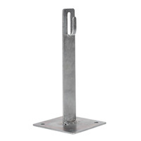 Держатель кровельный с подставкой h100/65мм CZ PROxima (EKF) lp-d2106-cz