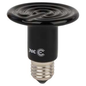 Инфракрасная лампа FITO-50W-НQ керамическая серии CeramiHeat модель RX для брудера, рептилий 50 Вт Е27 (ЭРА) Б0052714