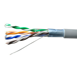 Витая пара F/UTP Cat 5e 4x2xAWG24 Standart Cu LSZH нг(А)-HF IN 305м (SUPRLAN) 01-1023-1