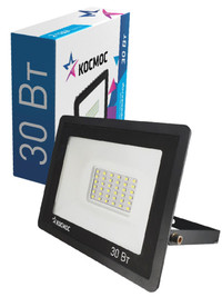 Прожектор светодиодный ДО-30Вт 6500К 2400Лм IP65 (Космос) K_PR5_LED_30