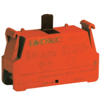 Блок контактный НЗ с клеммным безвинтовым зажимом (DKC) ACV01