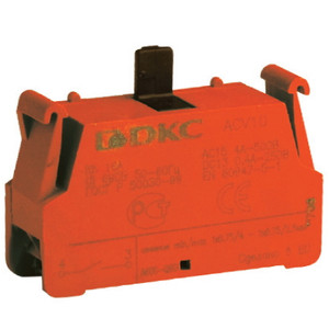 Блок контактный НЗ с клеммным безвинтовым зажимом (DKC) ACV01