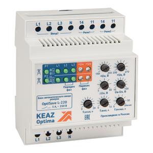 Блок автоматического ввода резерва OptiSave L-220-УХЛ4 (КЭАЗ) 248974