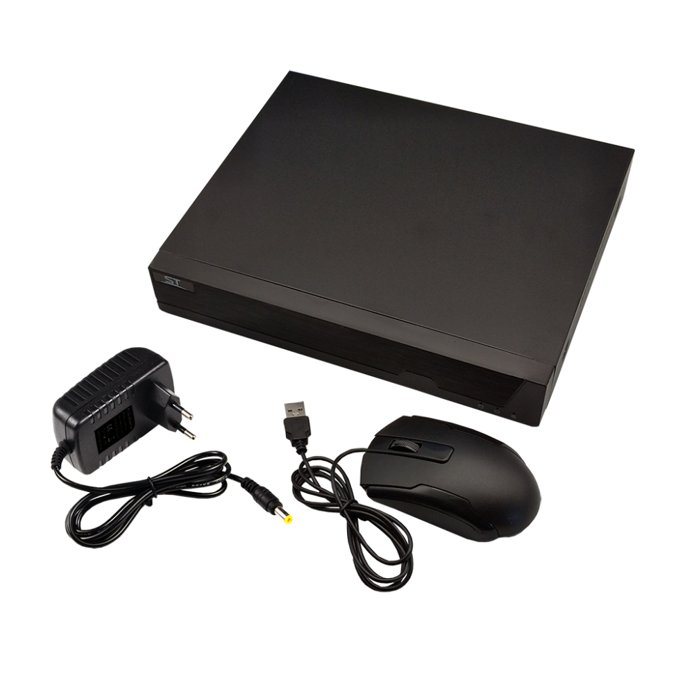 Видеорегистратор IP 10-канальный 8Мп 1 HDD (Space Technology) ST-NVR-S1008H65 HOME