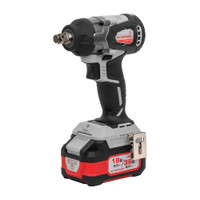 Гайковерт бесщеточный ударный аккуммуляторны ГАУ-400/36ВЭ  Li-ion АПИ (кейс, 2 аккум. 2,0Ач, ЗУ) (Интерскол) 859.2.2.70