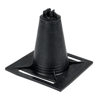 Держатель пластиковый, прут 8 мм - 100 мм PROxima (EKF) lp-d2104