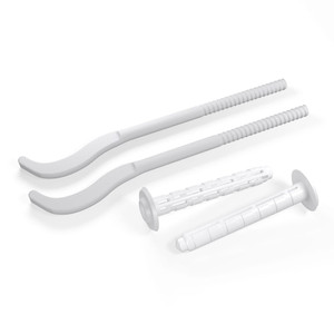 Кронштейны для радиатора штыревые плоские с дюбелями 7.2х170мм (комплект) (Royal Thermo) RT06