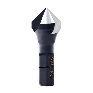 Зенковка-бита по металлу 90° 12,4мм HSS 3z (Bucovice Tools) 744124