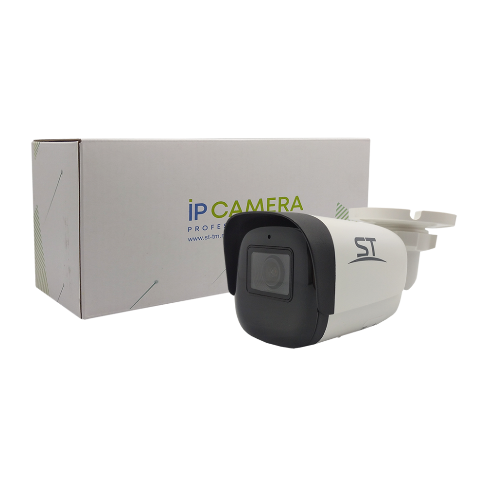 Видеокамера IP 4Мп цилиндрическая уличная IP67 ИК-50м с РОЕ (2.8мм) вер.2 (Space Technology) ST-VK4523 PRO STARLIGHT (ВЕРСИЯ 2)