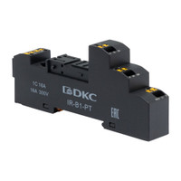 Колодка c клеммами push-in для реле на 1 группу: IR-24DC/230AC-1CO (DKC) IR-B1-PT