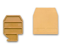 Изолятор торцевой SCB/4/PT бежевый для SCB.4 (DKC) ZSB301