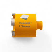 Коронка алмазная по бетону с микроударом для подрозетников 72 мм с верхним пылеотводом (Rage Furious) 559473