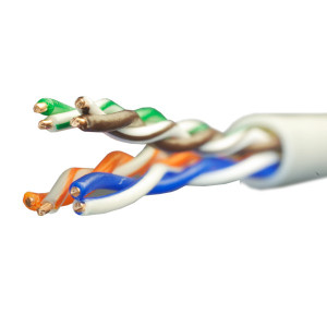 Витая пара U/UTP Cat 5e 4x2x0.51 Premium Cu нг(А)-LSLTx IN 305м (SUPRLAN) 01-0340-3