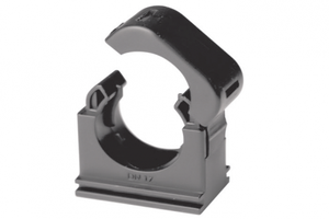 Держатель с крышкой DN 12мм полиамид черный (DKC) PASW12N