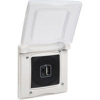 Рамка 1-местная с защитной крышкой IP44 белый ETIKA (IEK) 672550