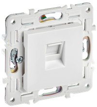 SKANDY Розетка компьютерная RJ45 кат.6 SK-K02W арктический белый IEK (IEK) SK-K10-2-K01