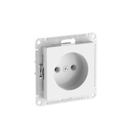 ATLASDESIGN РОЗЕТКА без заземления без шторок, 16А, быстрозажимные клеммы, БЕЛЫЙ (Systeme Electric) ATN000141S