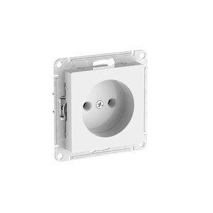 ATLASDESIGN РОЗЕТКА без заземления без шторок, 16А, быстрозажимные клеммы, БЕЛЫЙ (Systeme Electric) ATN000141S