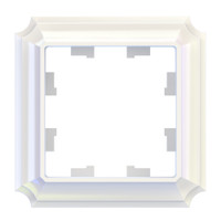 ATLASDESIGN ANTIQUE 1-постовая рамка, ЖЕМЧУГ (Systeme Electric) ATN100401