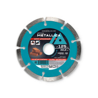 Диск алмазный сегментный 125x22,2 мм, H=7 мм по бетону, кирпичу. Без уп. (METALLICA) 900079