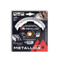 Диск алмазный ТОНКИЙ несегментный 125x22,2/20 мм, H=10 мм по керамограниту. В кор. (METALLICA) 900673