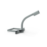 Кронштейн для уличных светильников на опору с 1-м хомутом 625х460х480 D60 мм (GAUSS) 903265203