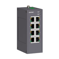 Промышленный неуправляемый коммутатор, 8х10/100Base-T(X) портов RJ45, 12-48В DC/18-30В AC, с резервированием (DKC) N1000-8T-P2