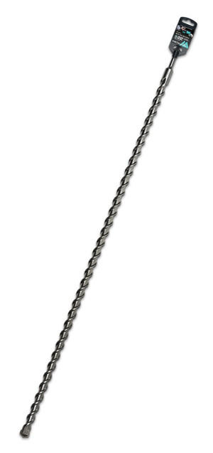 Бур по бетону SDS-plus 22х1000/950 мм, напайка с центром, 2 спирали (METALLICA) 904947