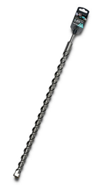 Бур по бетону SDS-plus 25 х600/550 мм, напайка с центром, 2 спирали (METALLICA) 905005