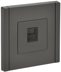 FORTE&PIANO Розетка компьютерная RJ45 кат.5E FP332 серый IEK (IEK) FP-K10-1-K03