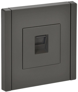 FORTE&PIANO Розетка компьютерная RJ45 кат.5E FP332 серый IEK (IEK) FP-K10-1-K03