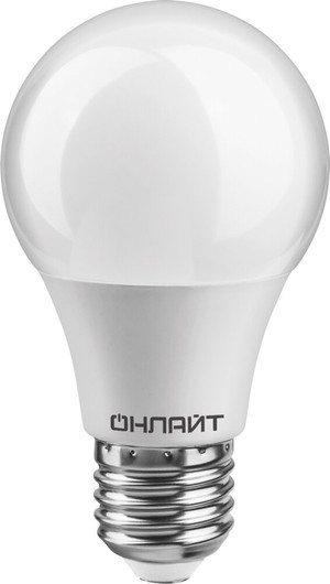 Лампа светодиодная LED 10вт E27 дневной PROMO (ОНЛАЙТ) 90117