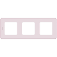 Рамка 3-местная розовый INSPIRIA (IEK) 673954